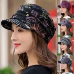 Stylish windproof foldable women's hat